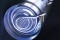 The picture shows the indirect coil of a DHW cylinder.